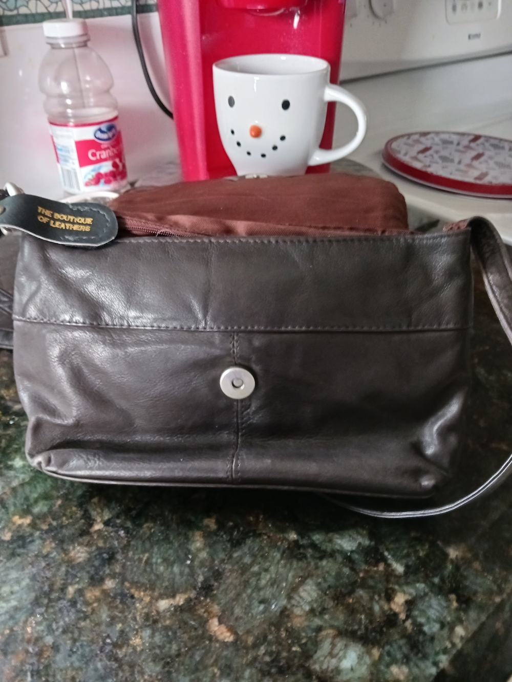 Beautiful & Very Soft Women's Crossbody Bag. Genuine Leather.